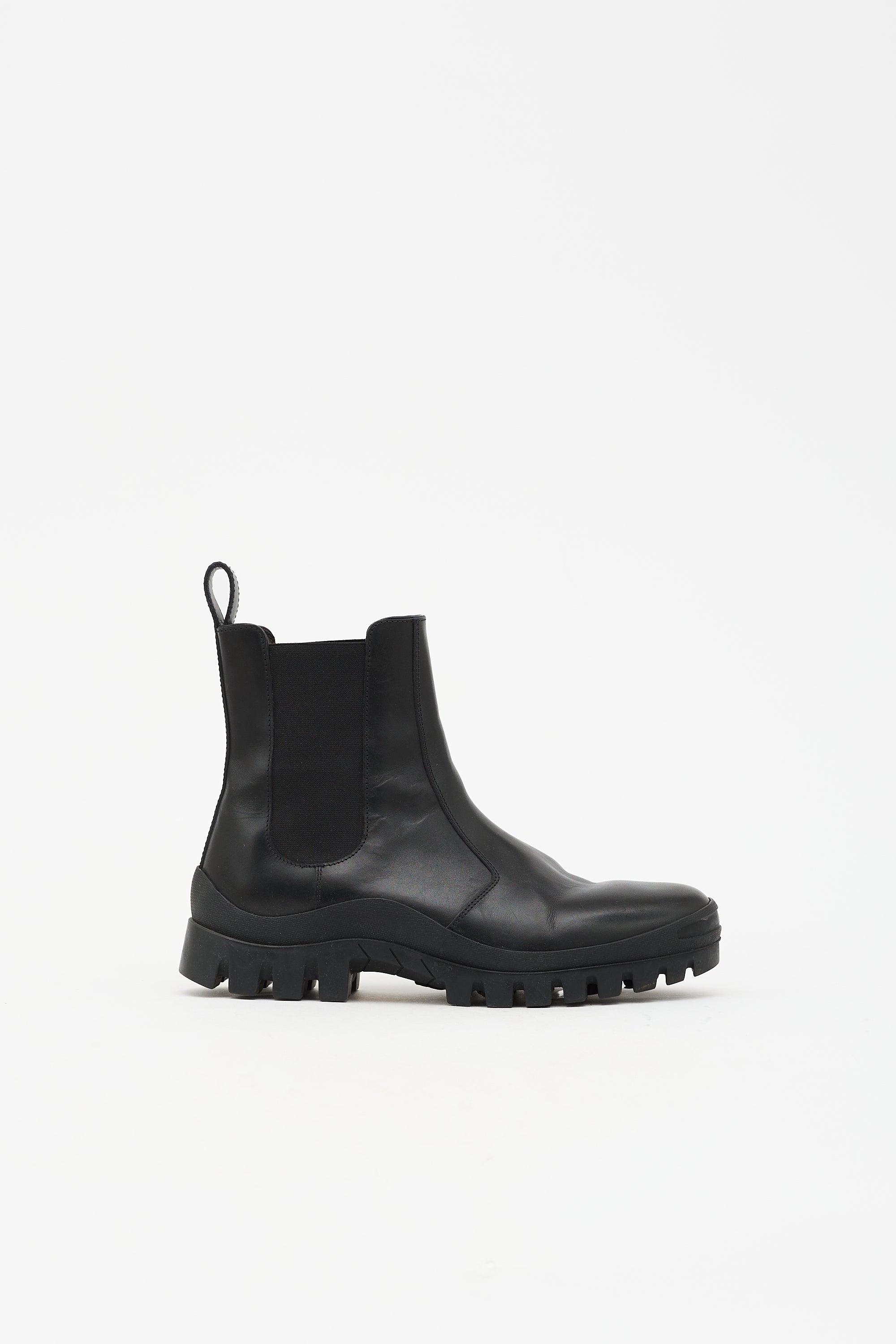 The Row Leather Greta Boot
