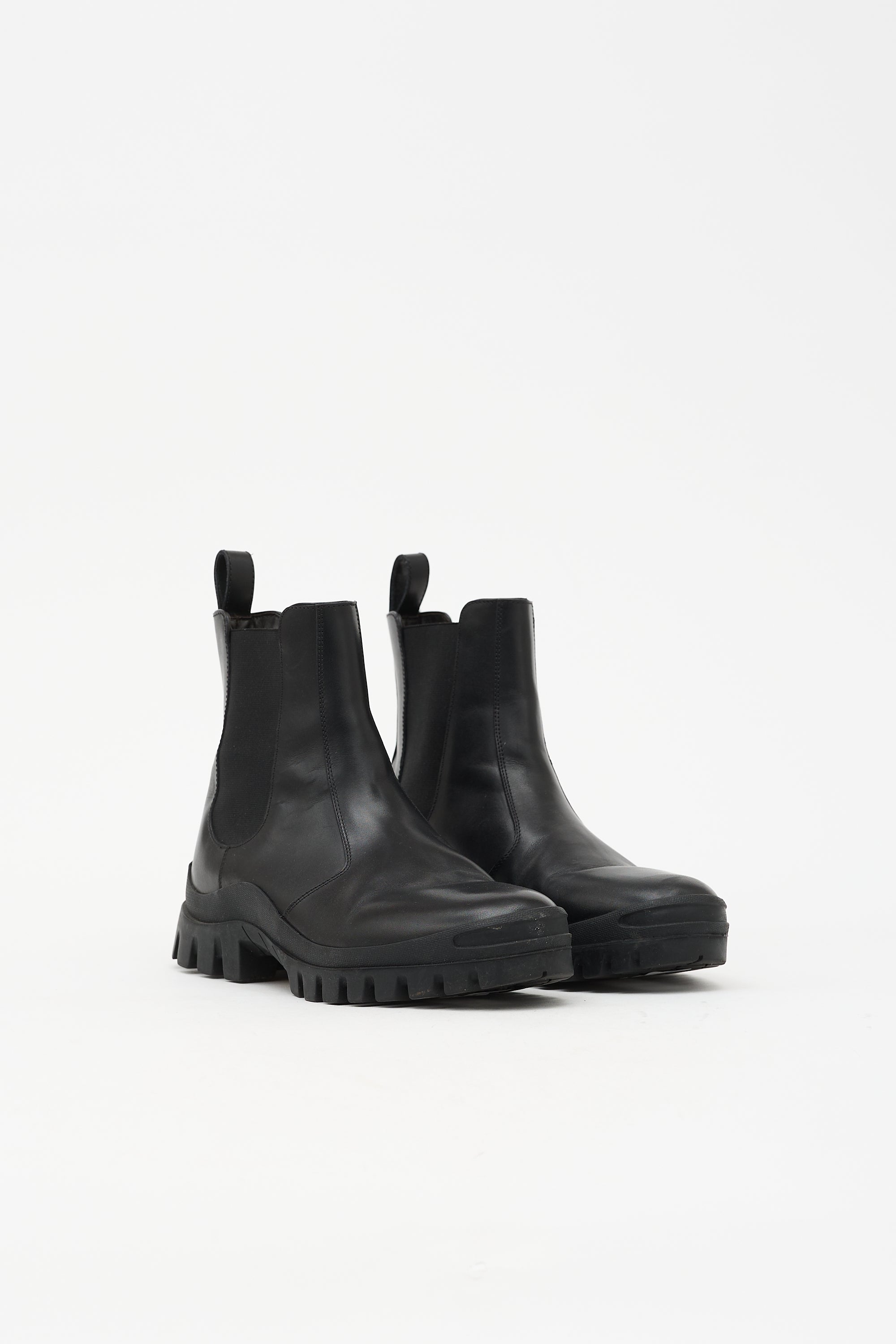 The Row Leather Greta Boot