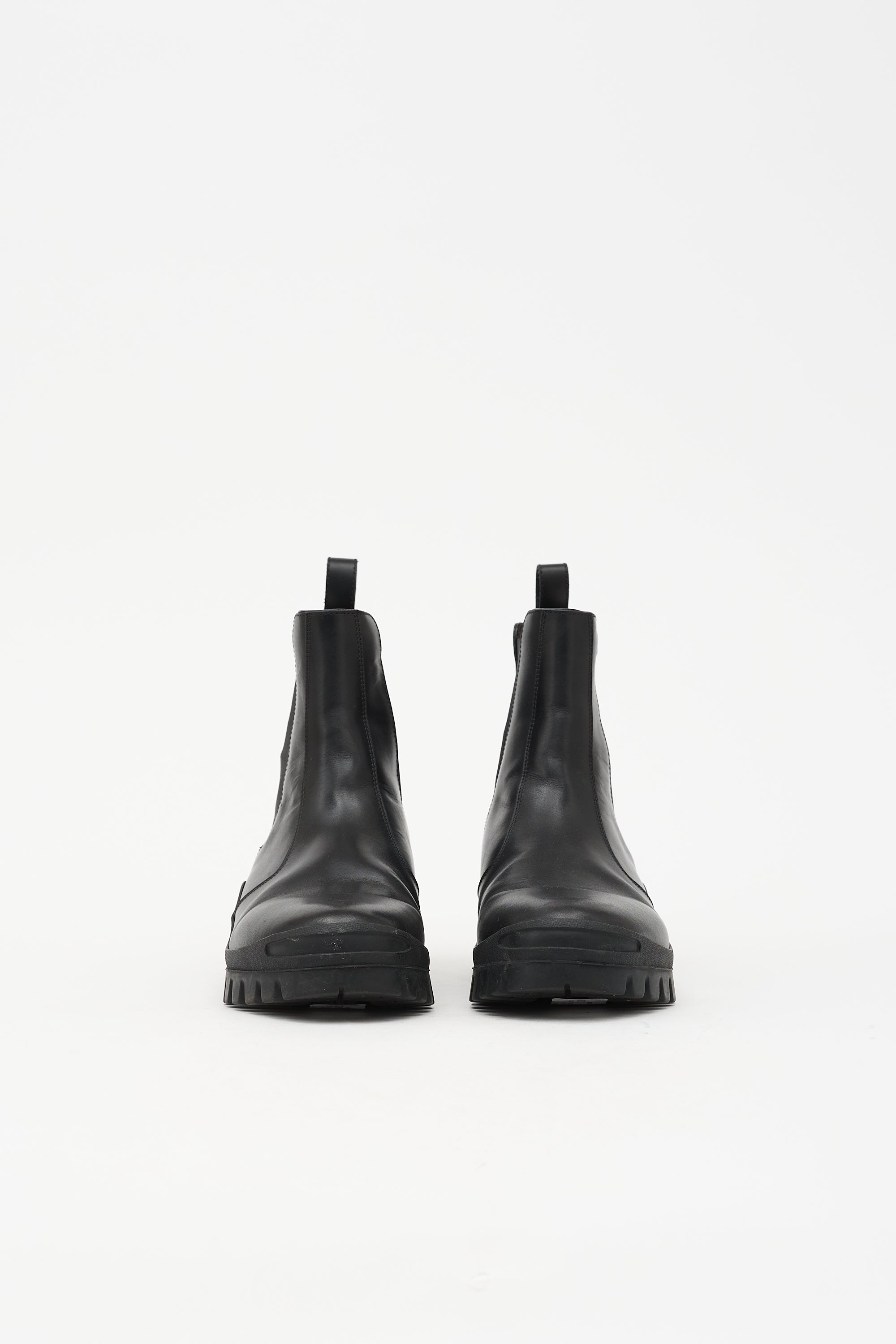 The Row Leather Greta Boot