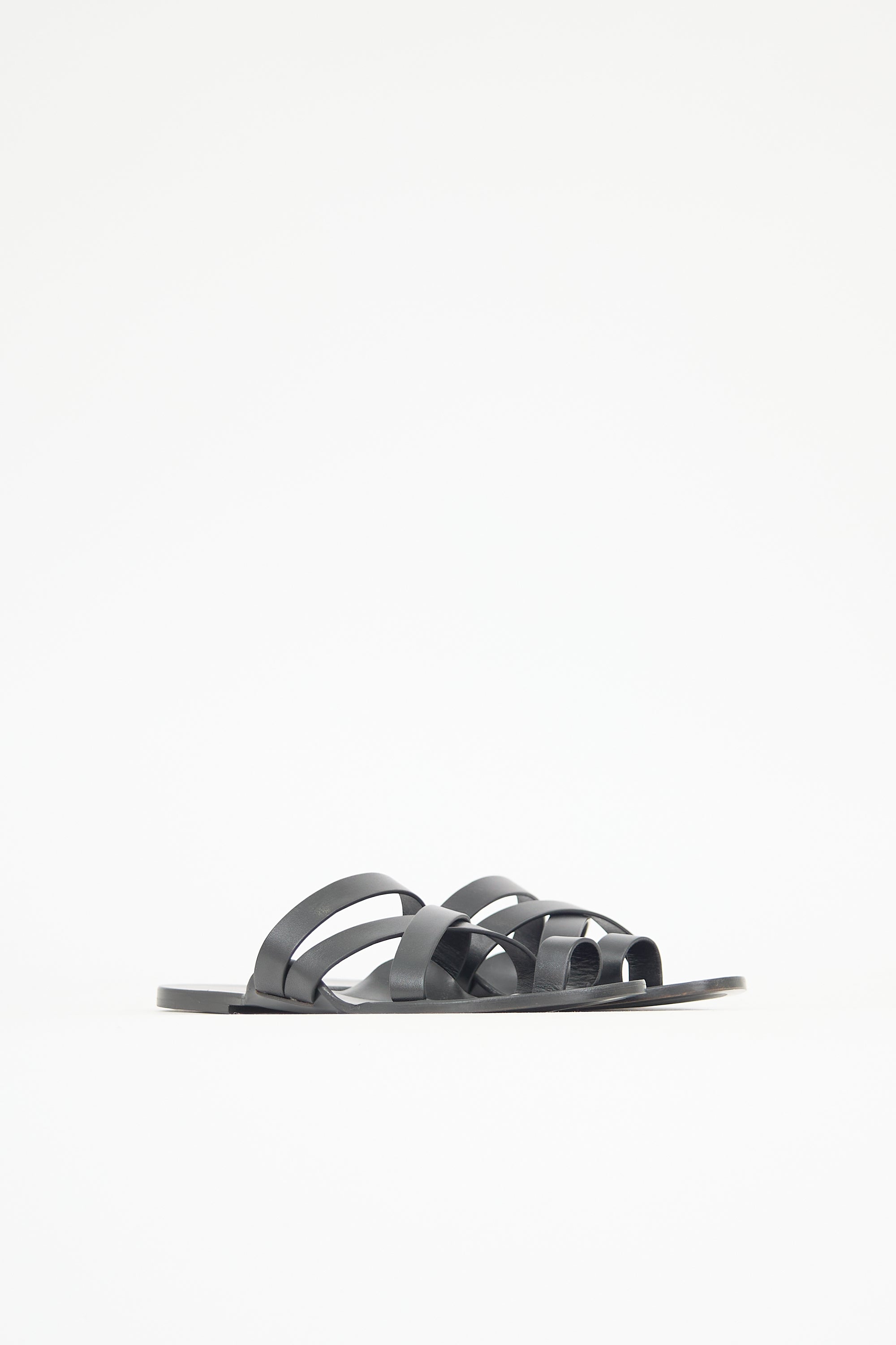 The Row Leather Kris Sandal