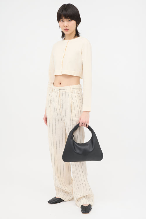 The Row Leather Small Everyday Shoulder Bag