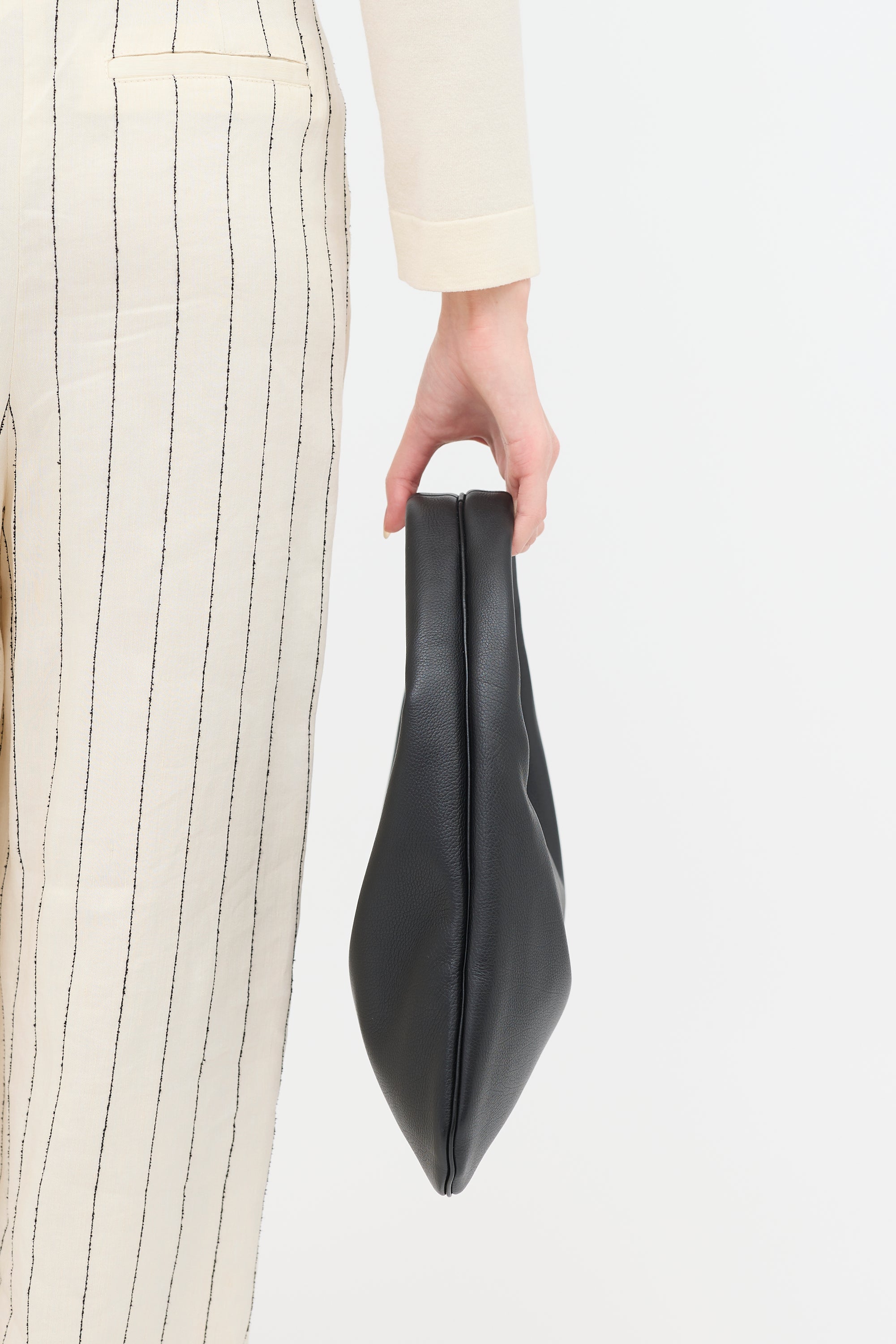 The Row Leather Small Everyday Shoulder Bag