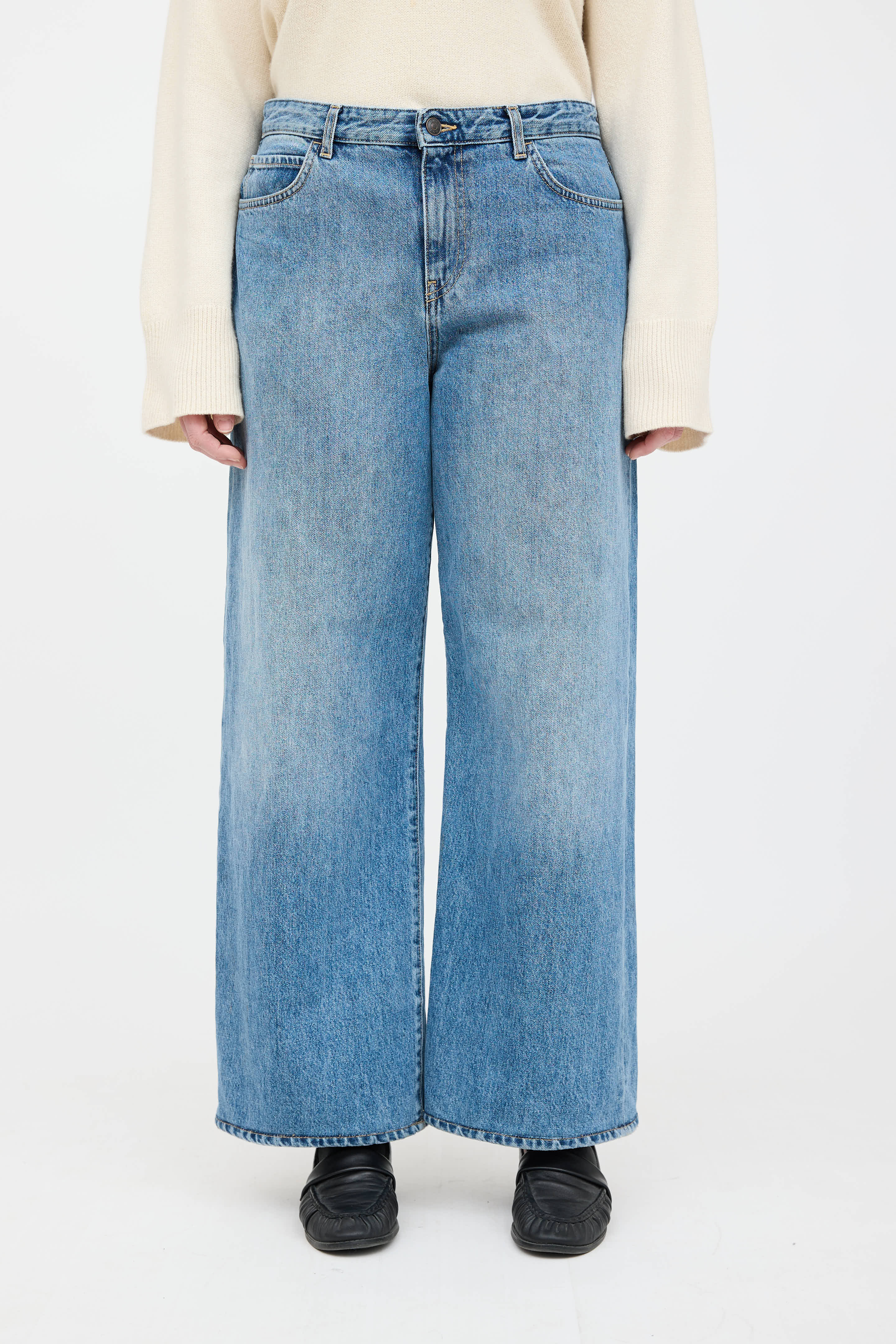 The Row Eglitta Wide Leg Jeans