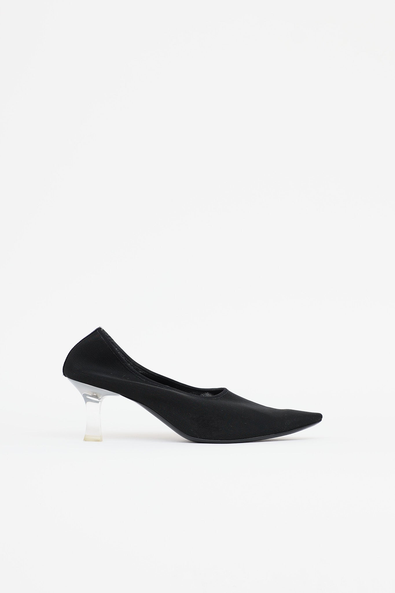 The Row Mesh Lucite Heel Pump