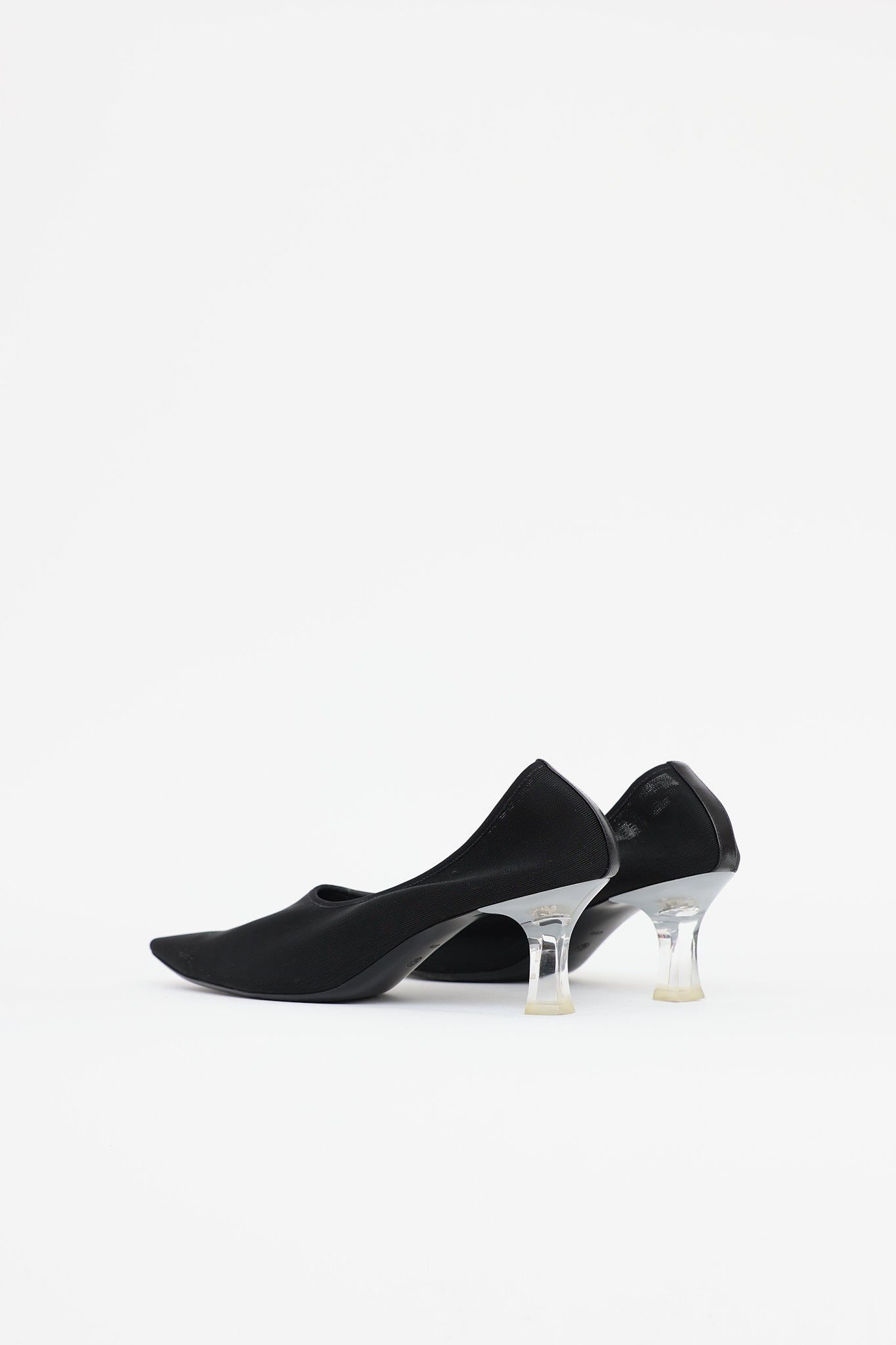 The Row Mesh Lucite Heel Pump