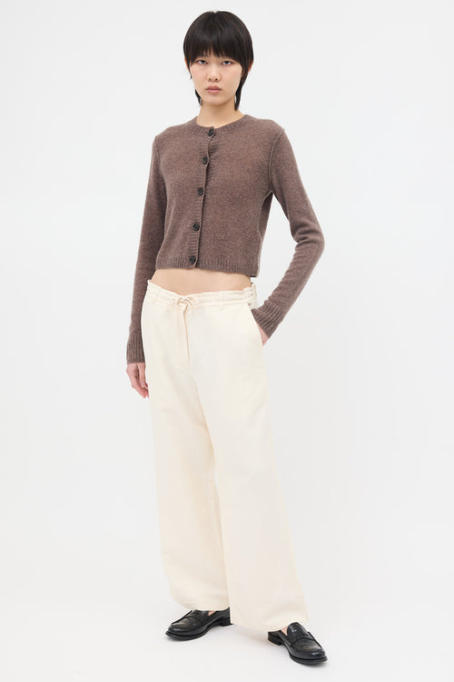 The Row Silk & Linen Dandy Pant