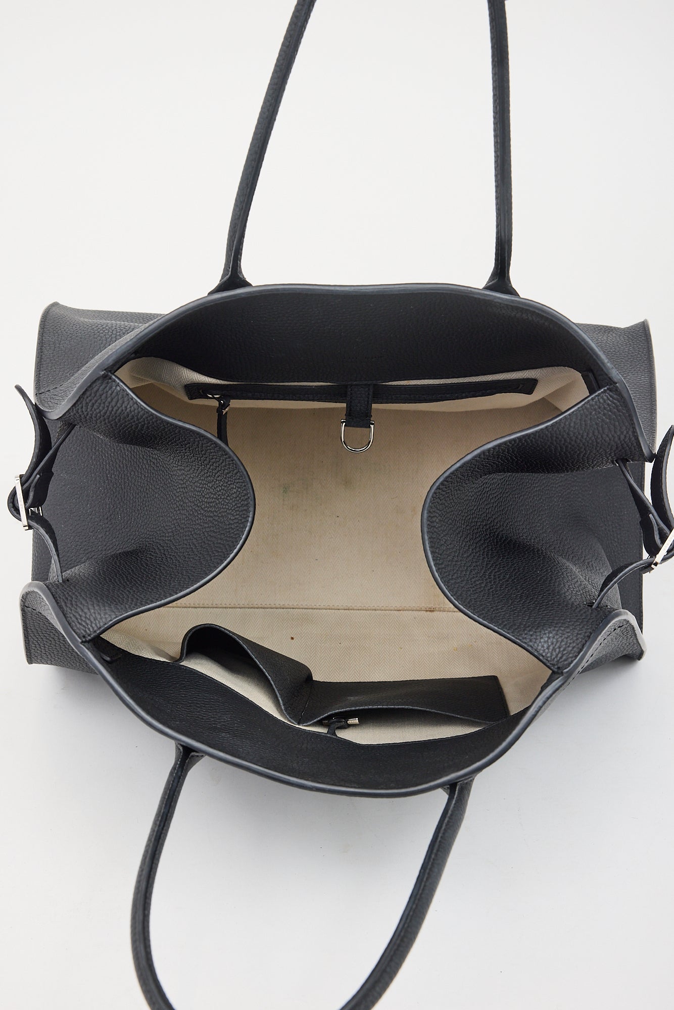 The Row Soft Leather Margaux 17 Bag