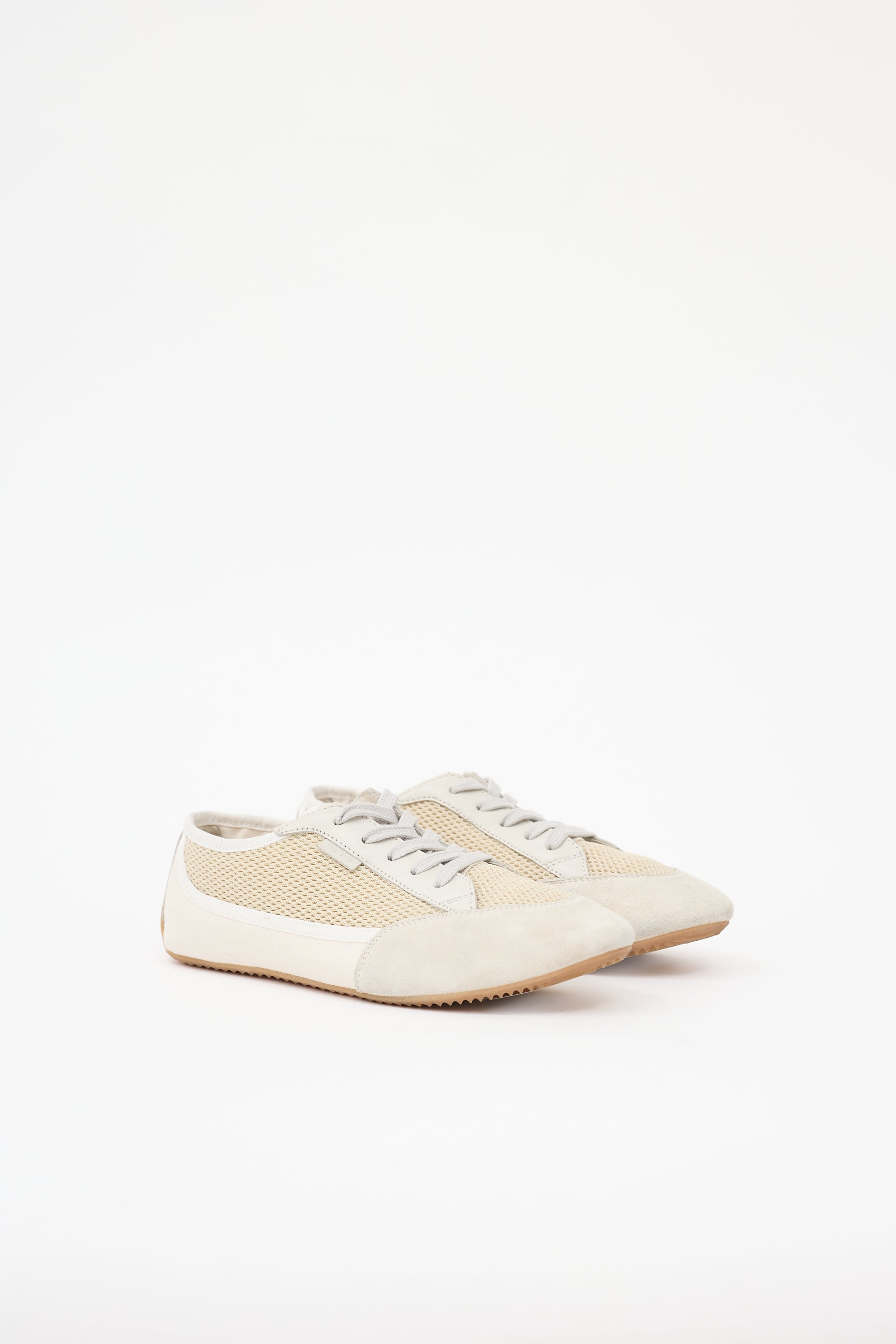 The Row Suede & Mesh Bonnie Sneaker