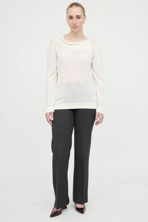 The Row Knit Asymmetrical Top