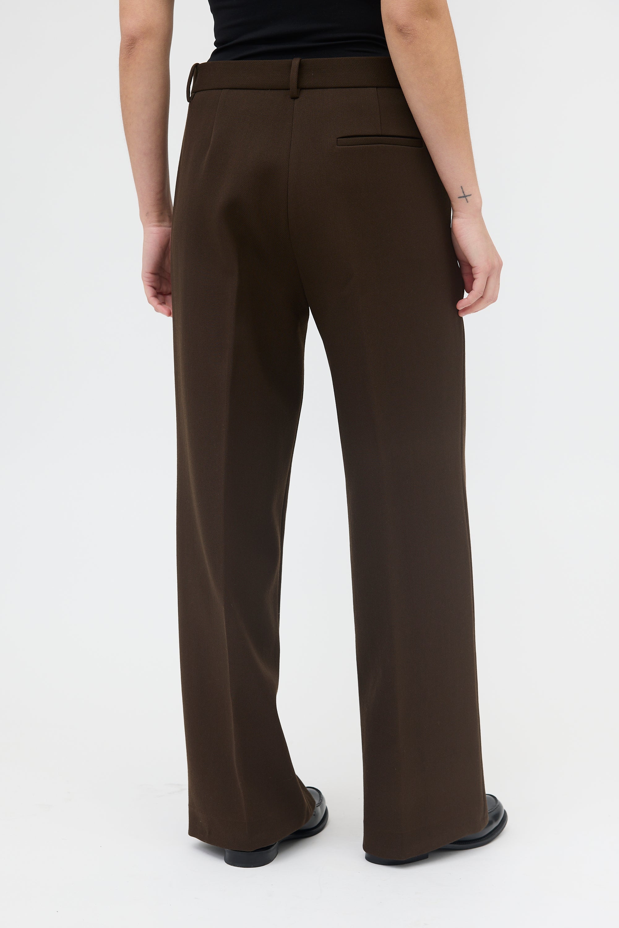The Row Wool Wide Leg Trouser