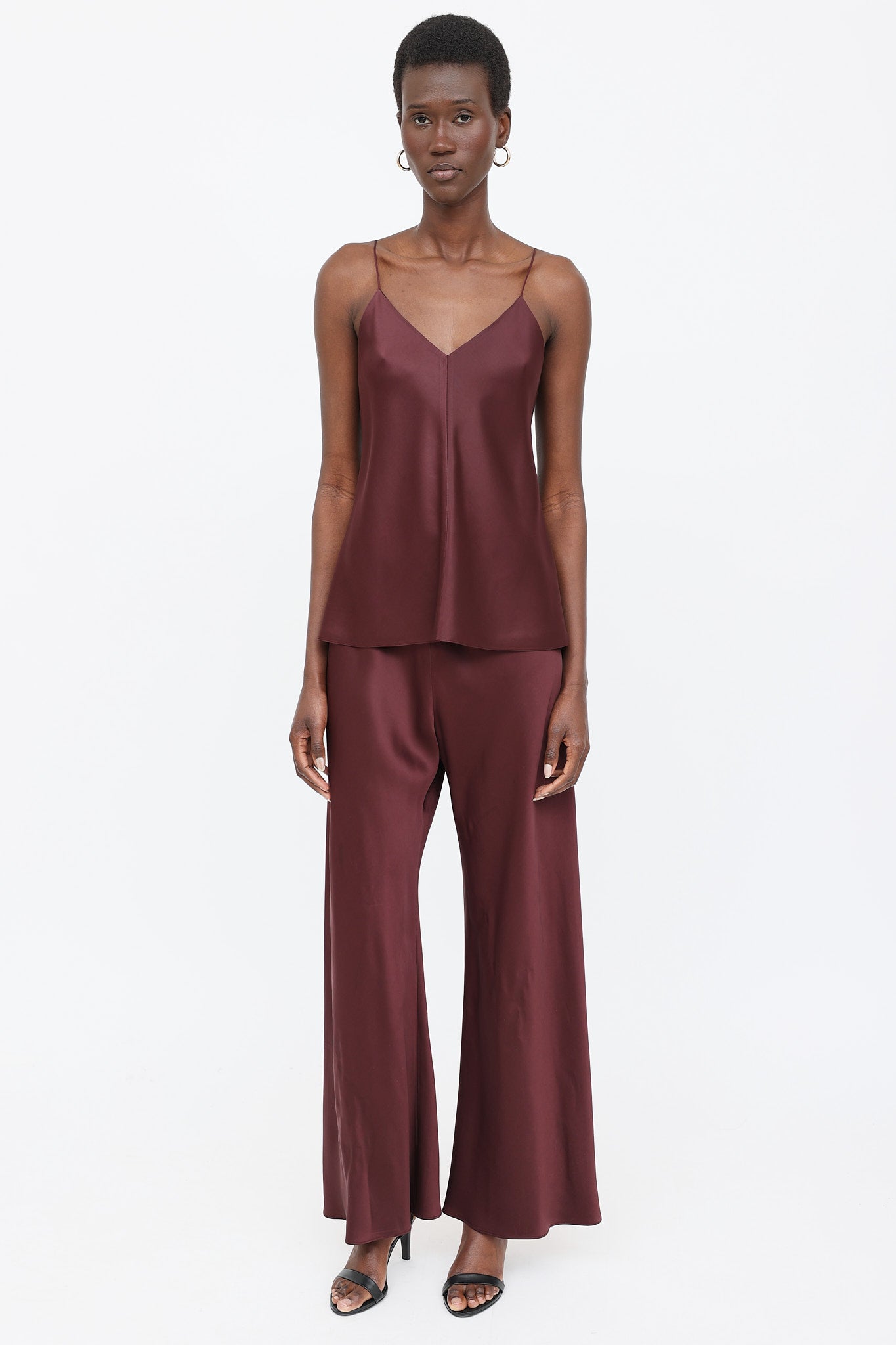 The Row Satin Camisole Top