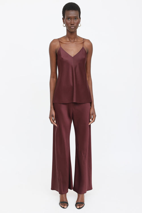 The Row Satin Camisole Top