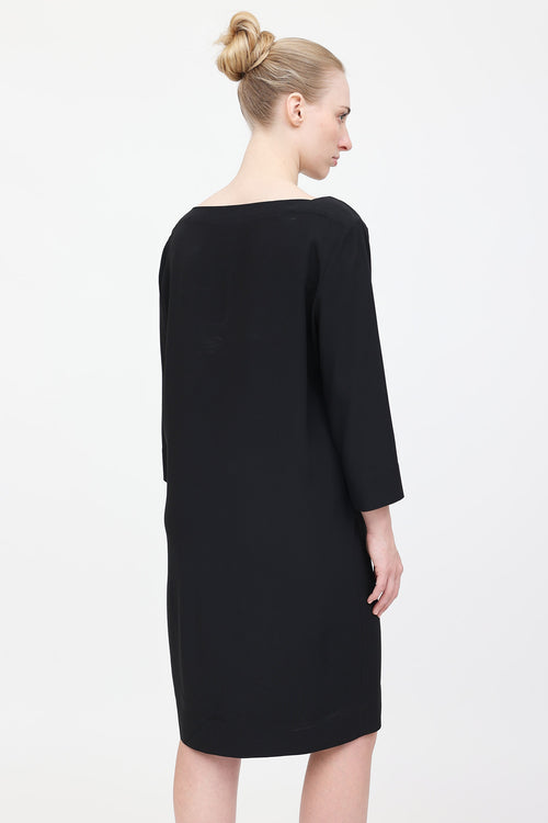 The Row Cowl Neck Pleated Dress