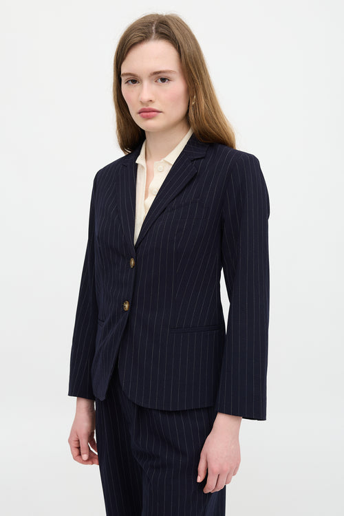 The Great. Wool Pinstripe Suit
