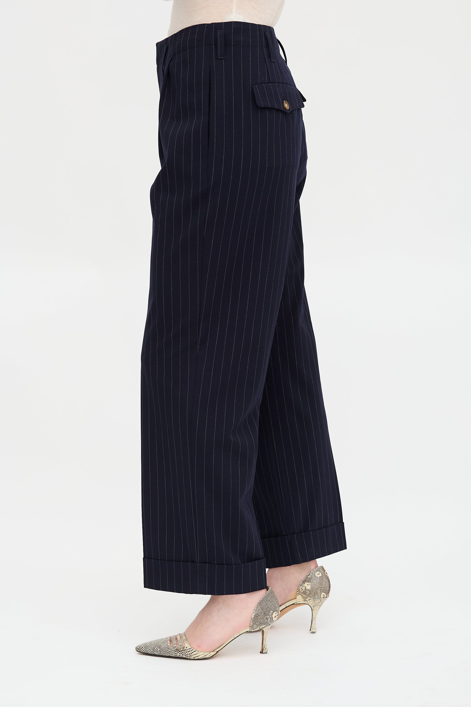 The Great. Wool Pinstripe Suit