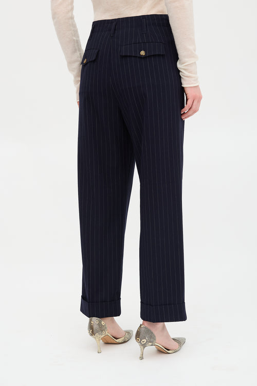 The Great. Wool Pinstripe Suit