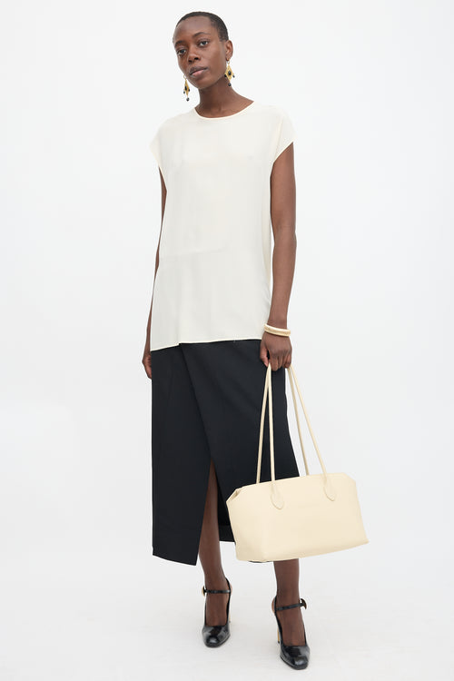 The Row Leather Terrasse Shoulder Bag