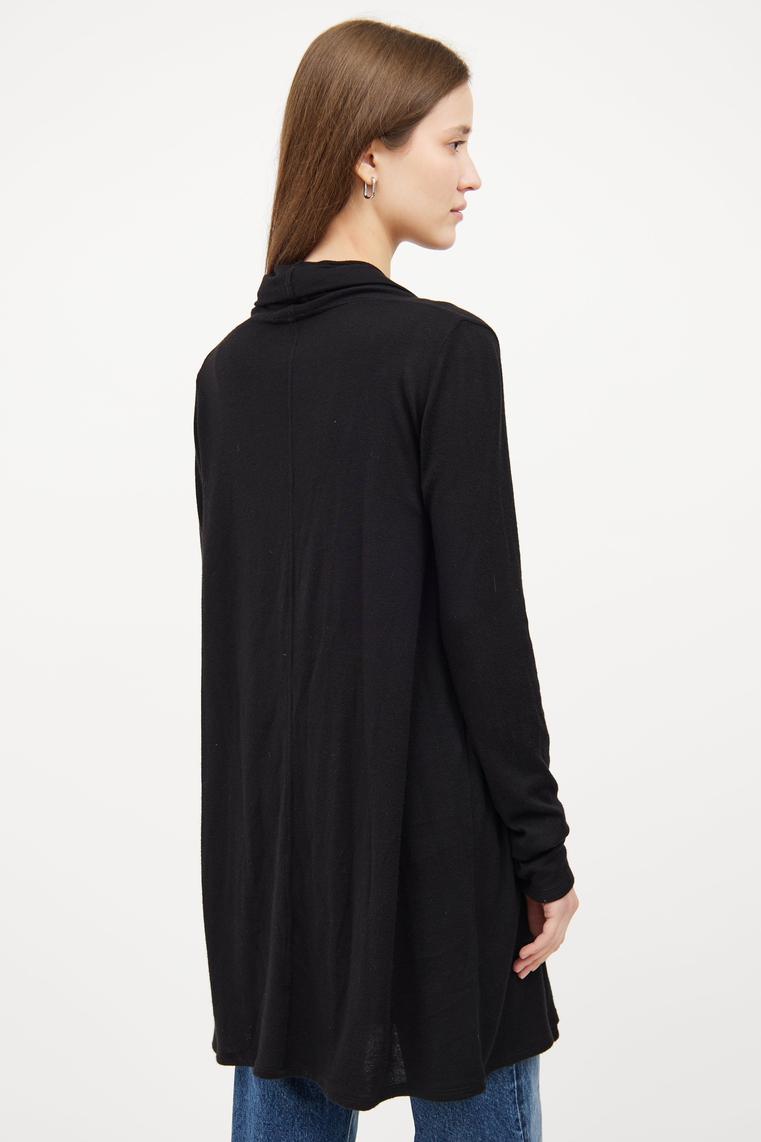 Open Front Long Sleeve Cardigan