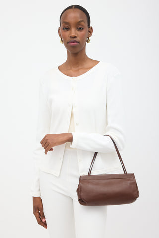 The Row Leather Abby Shoulder Bag