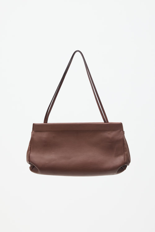 The Row Leather Abby Shoulder Bag
