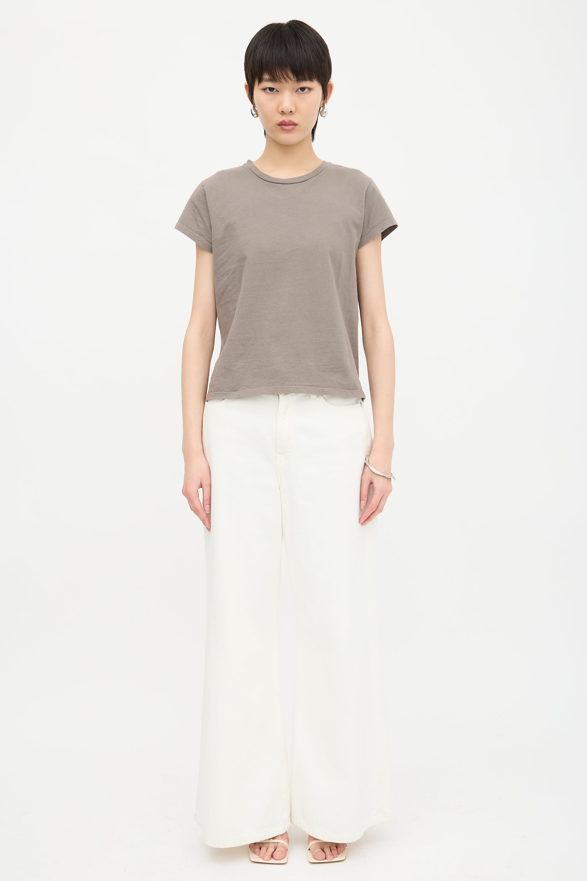 The Row Cap Sleeve T-Shirt