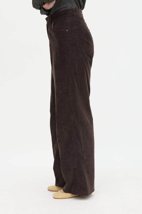 The Row Corduroy Eglitta Wide Leg Trouser