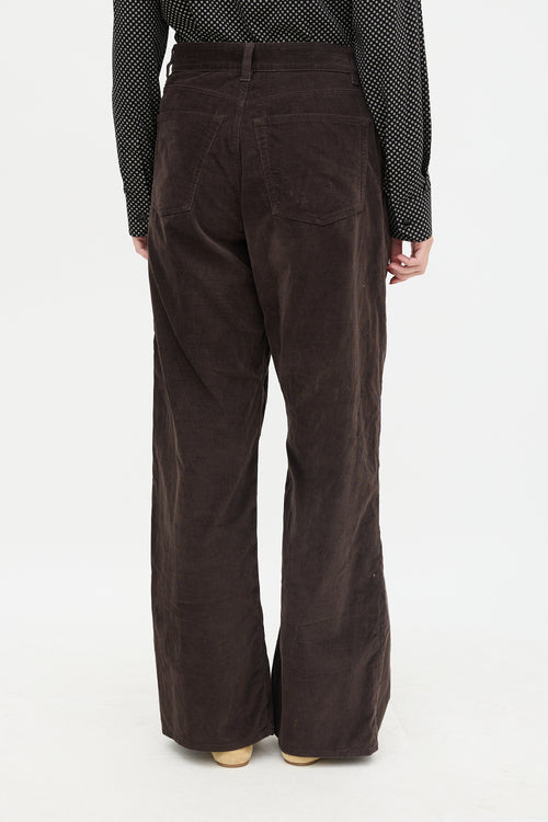 The Row Corduroy Eglitta Wide Leg Trouser