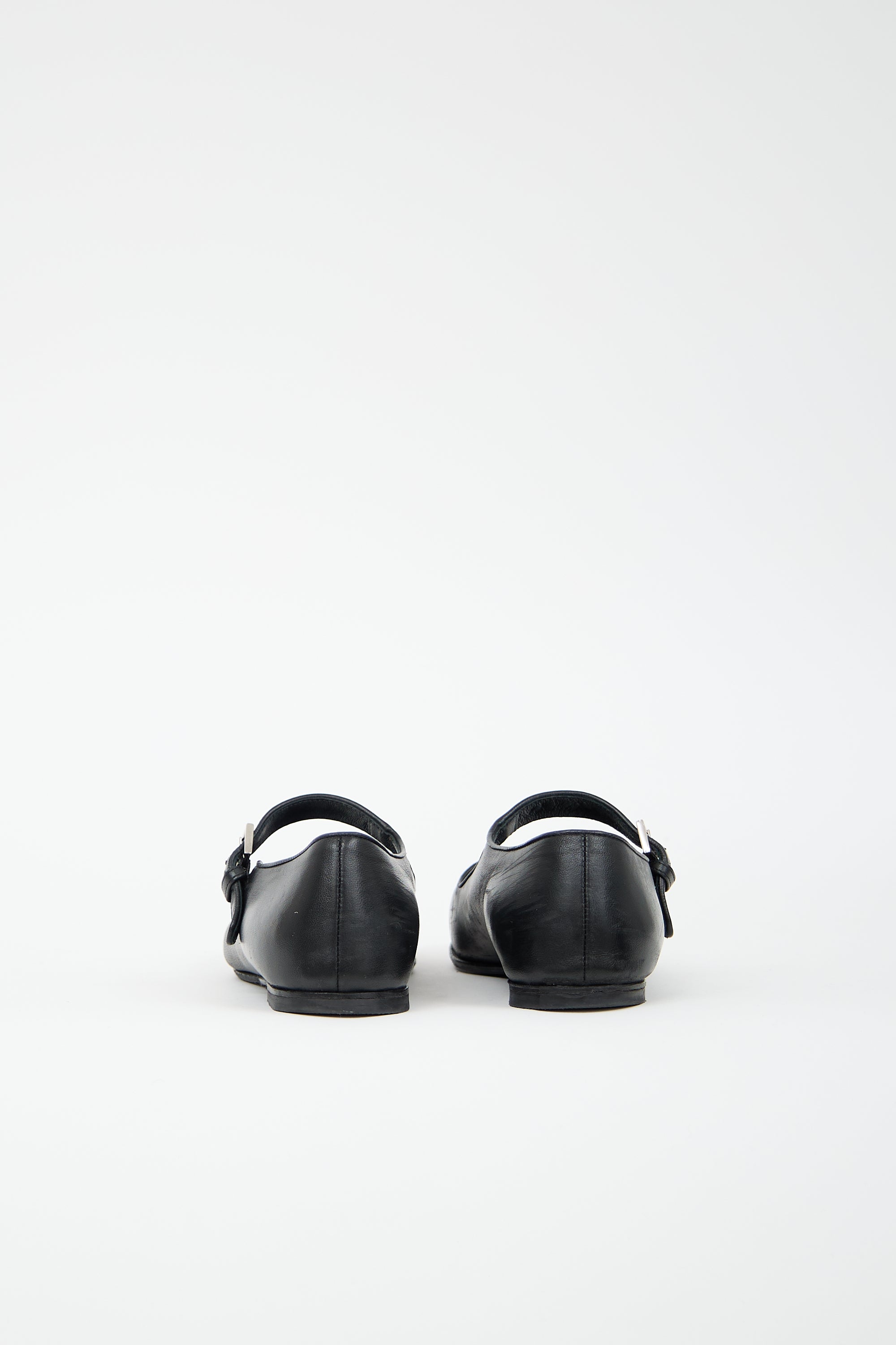 The Row Leather Ava Mary Jane Flat