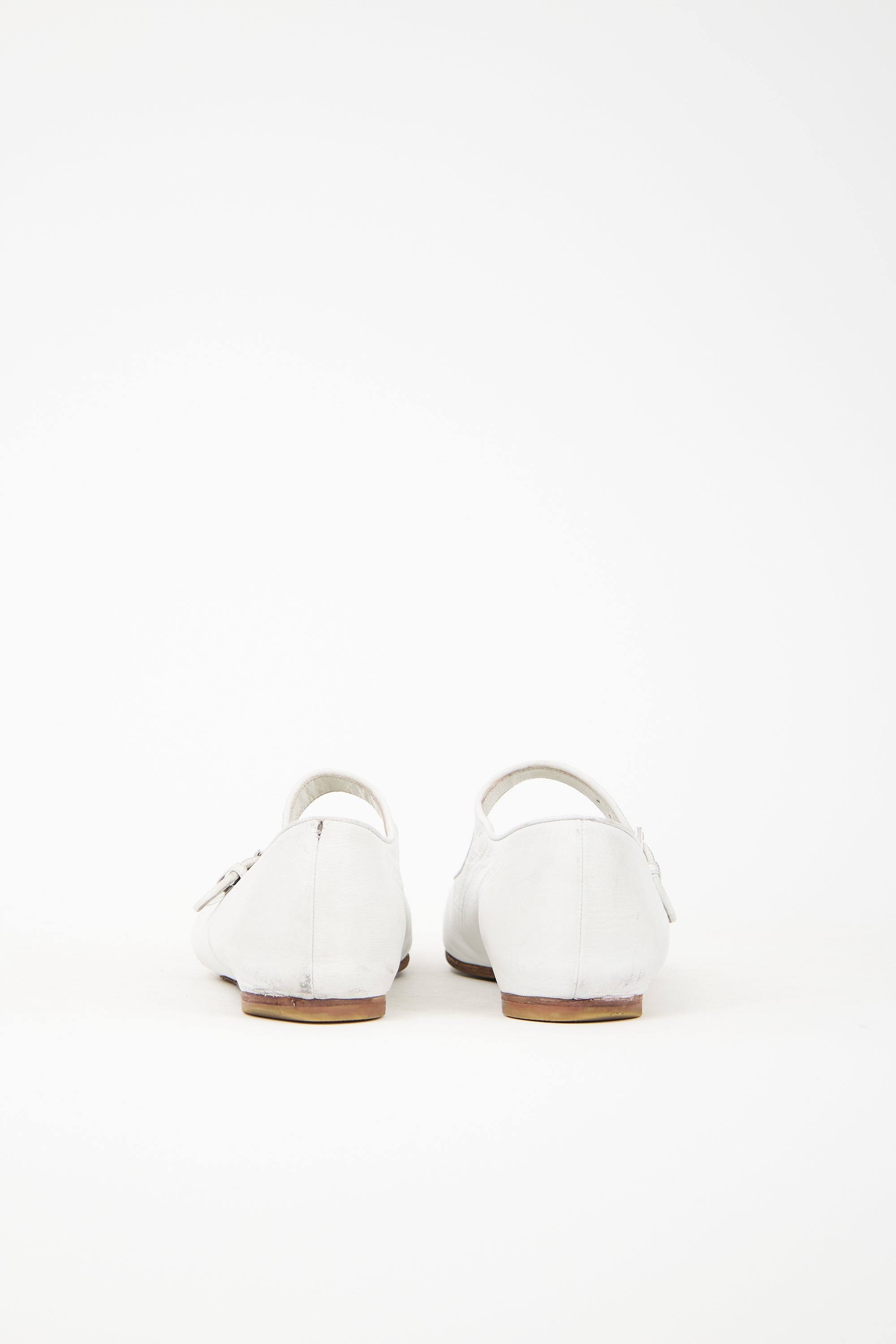 The Row Leather Ava Flat