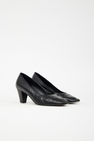 The Row Leather Charlotte Pump