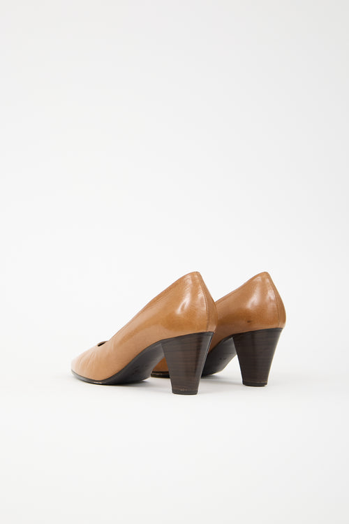 The Row Leather Charlotte Pump