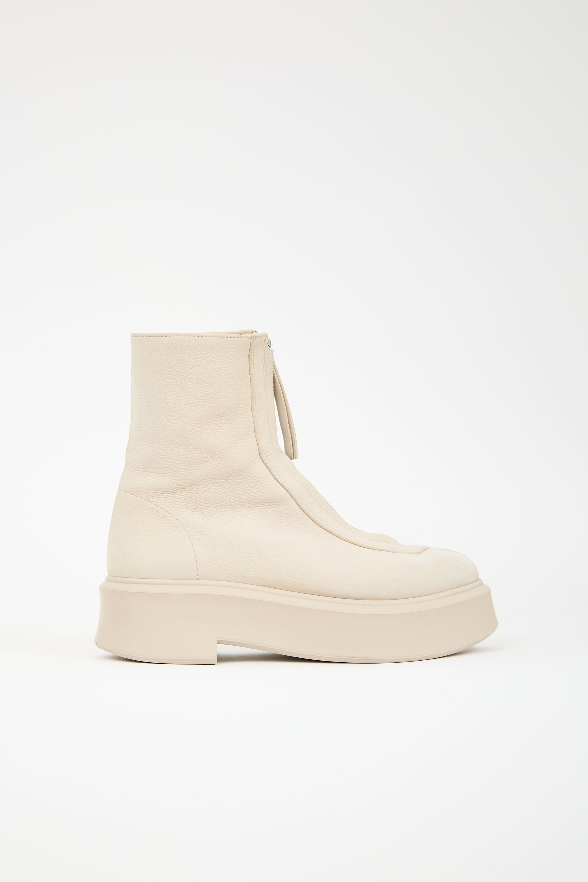 The Row Suede Zipped 1 Boot