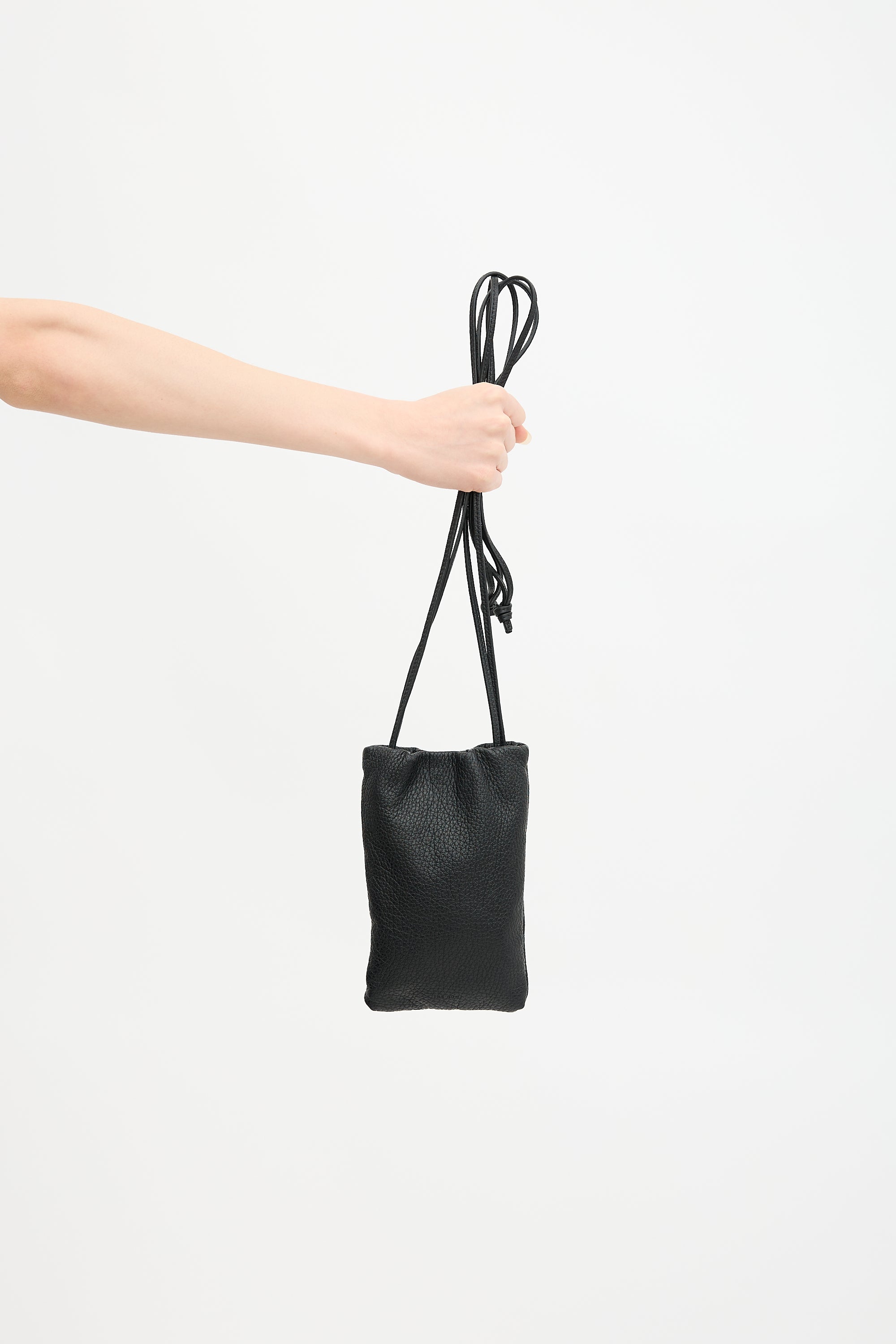 The Row Leather Bourse Phone Case Bag