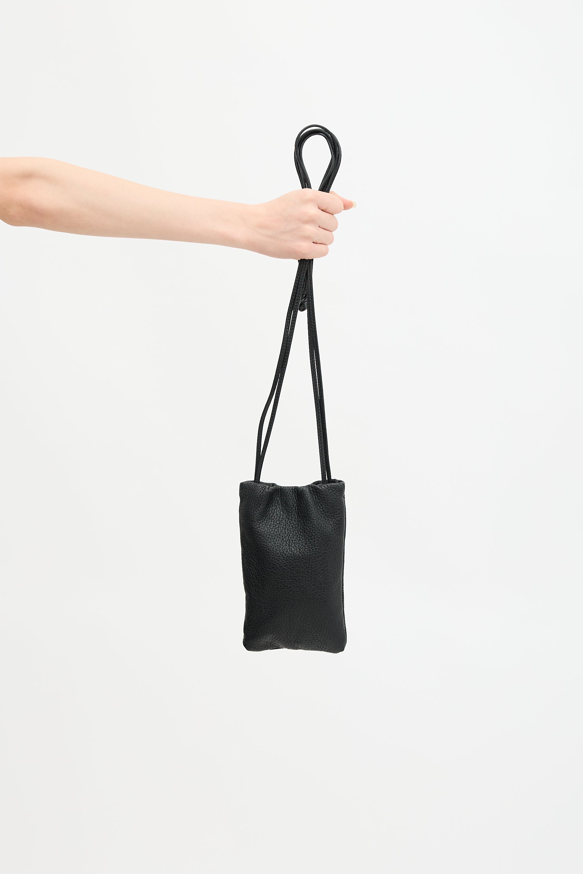 The Row Leather Bourse Phone Case Bag