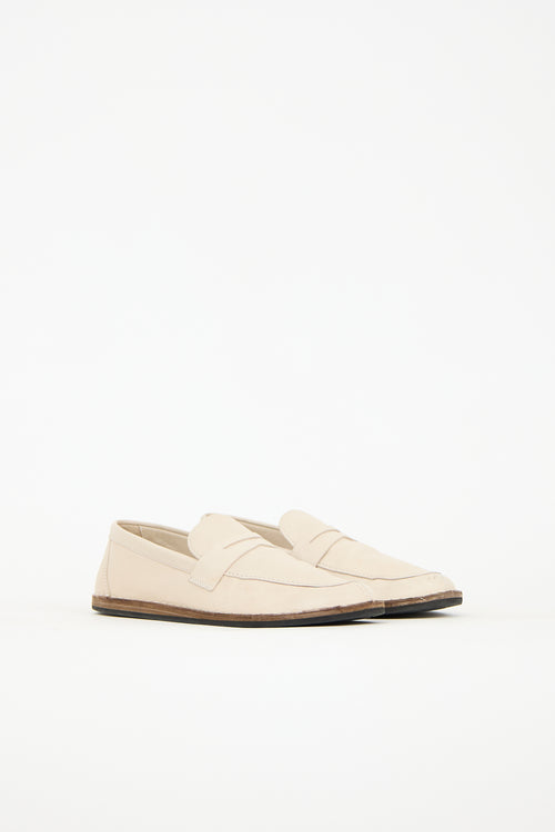 The Row Leather Cary Loafer