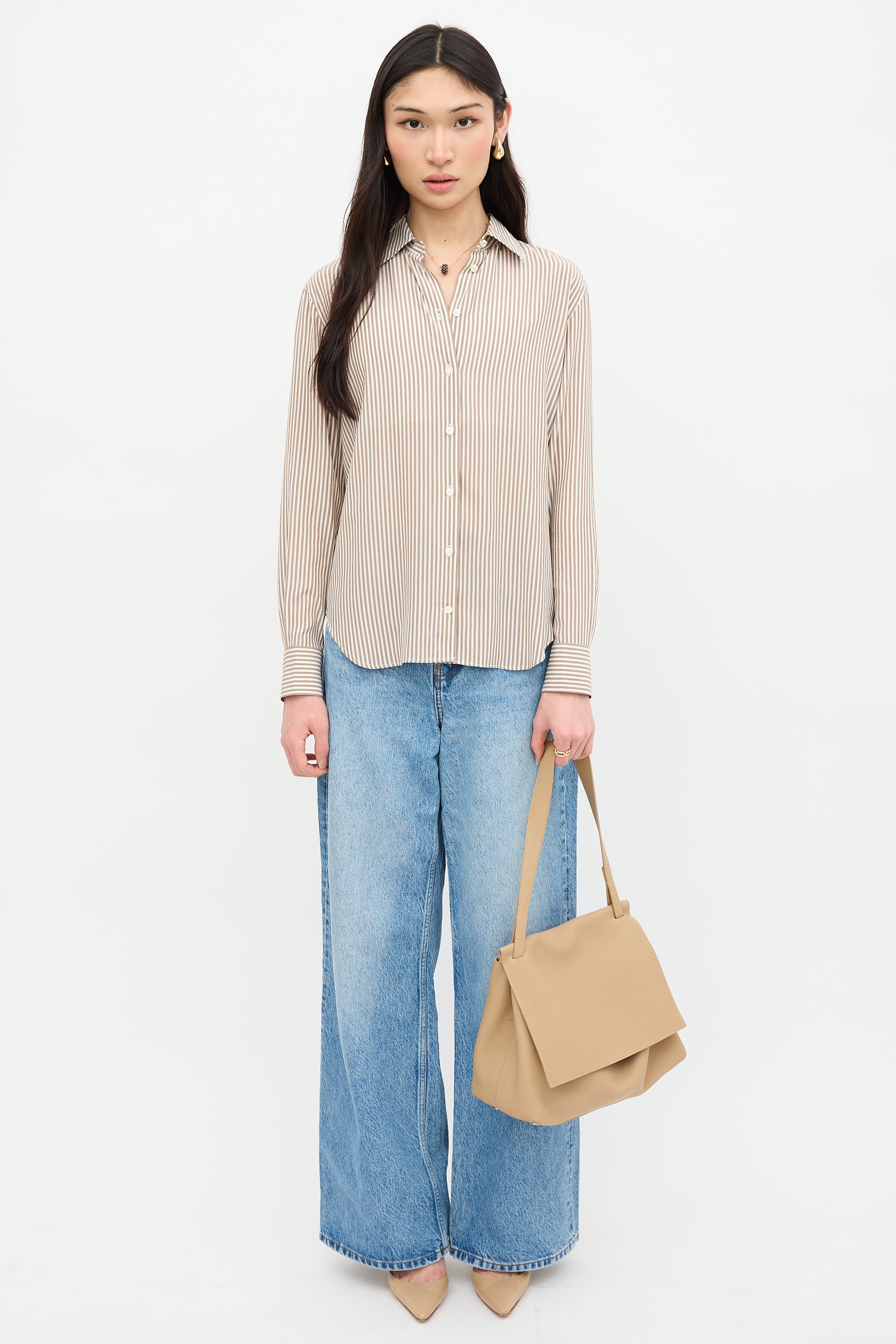 The Row Leather Side Kick Handbag
