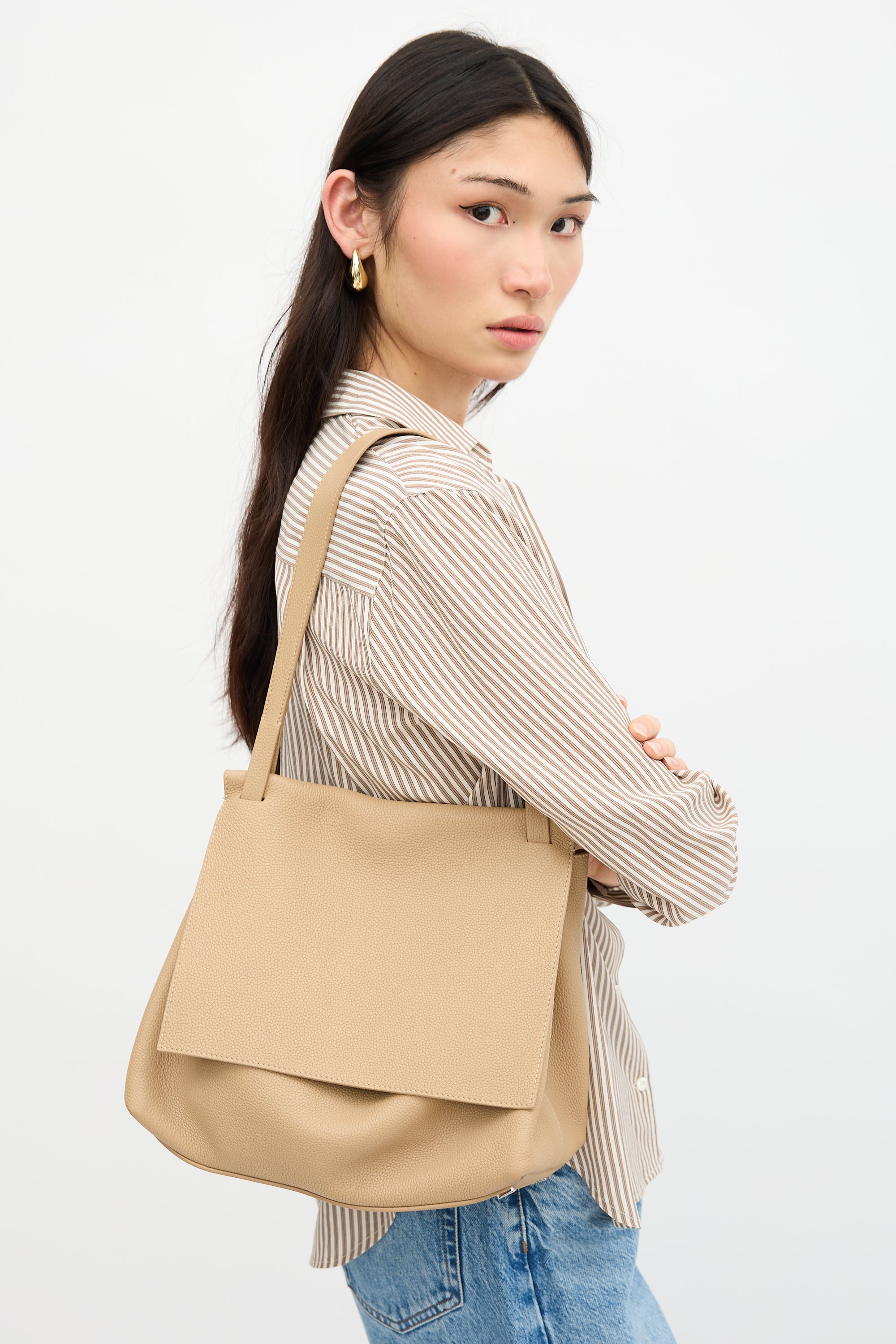 The Row Leather Side Kick Handbag