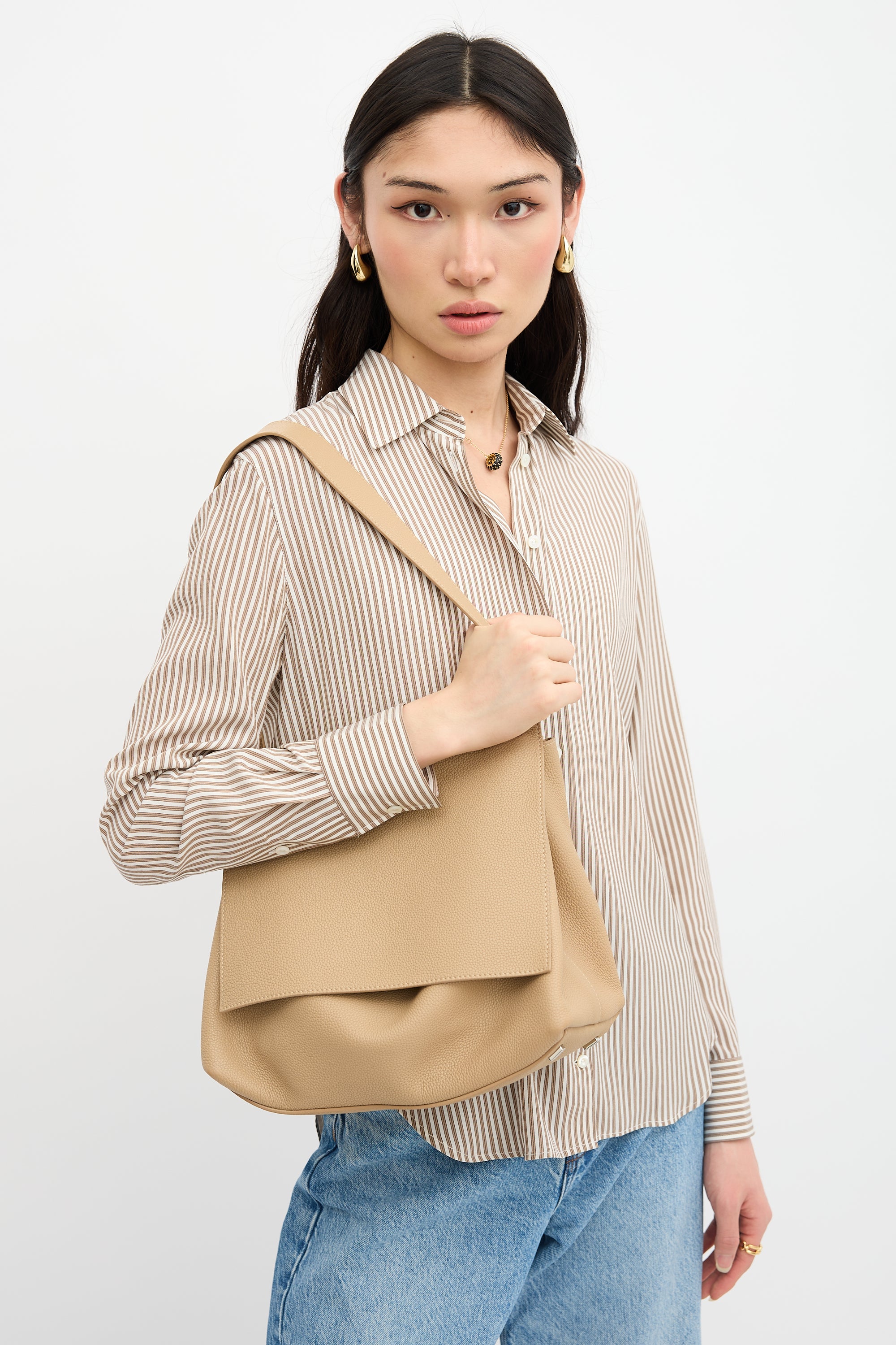 The Row Leather Side Kick Handbag