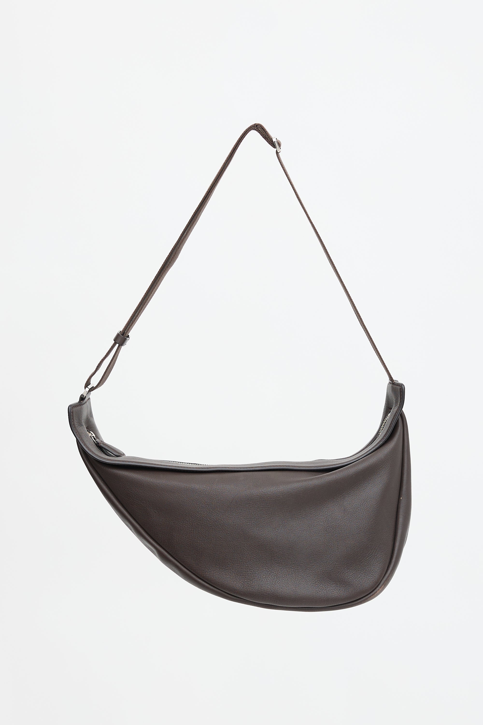 The Row Leather Slouchy Banana Bag