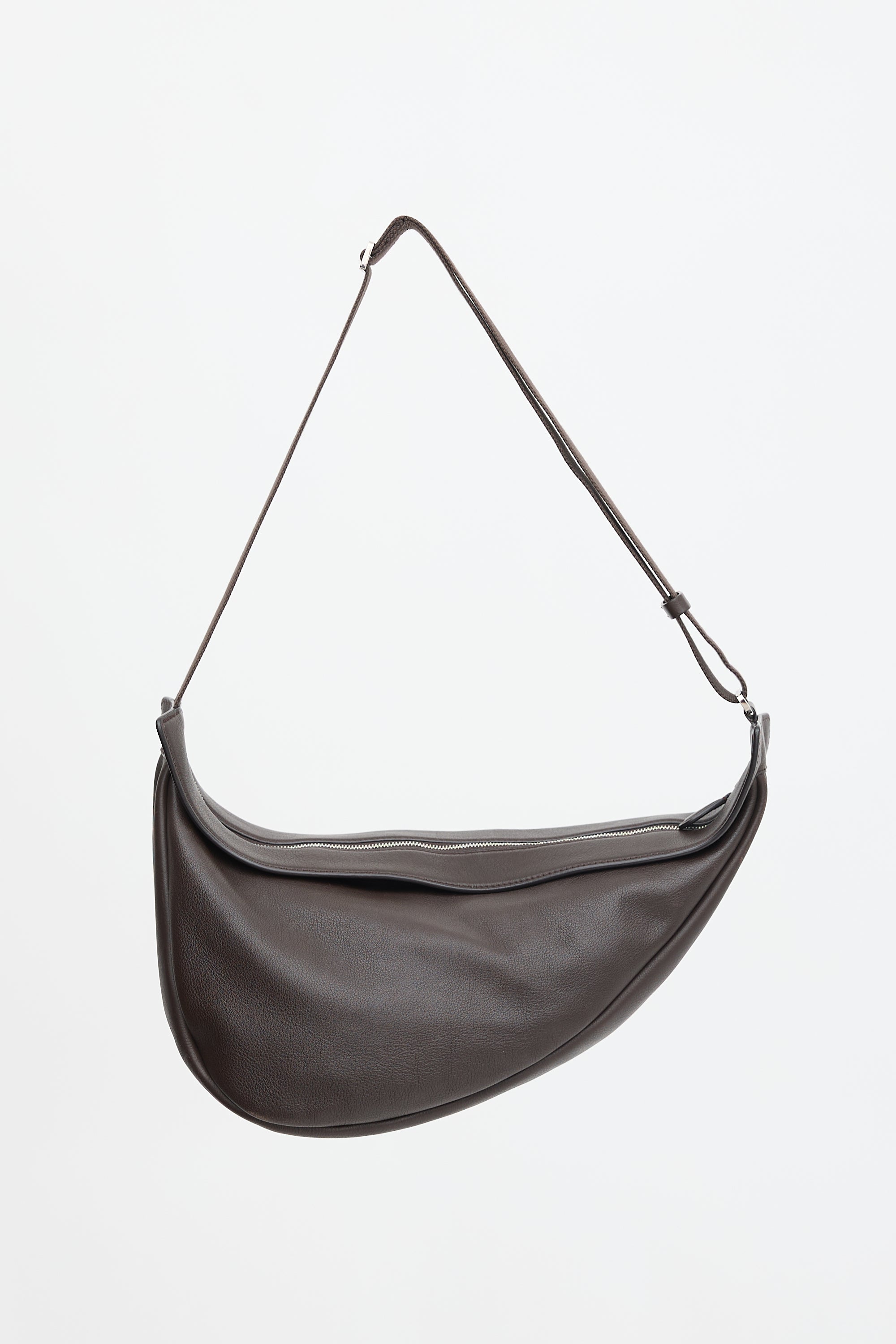 The Row Leather Slouchy Banana Bag