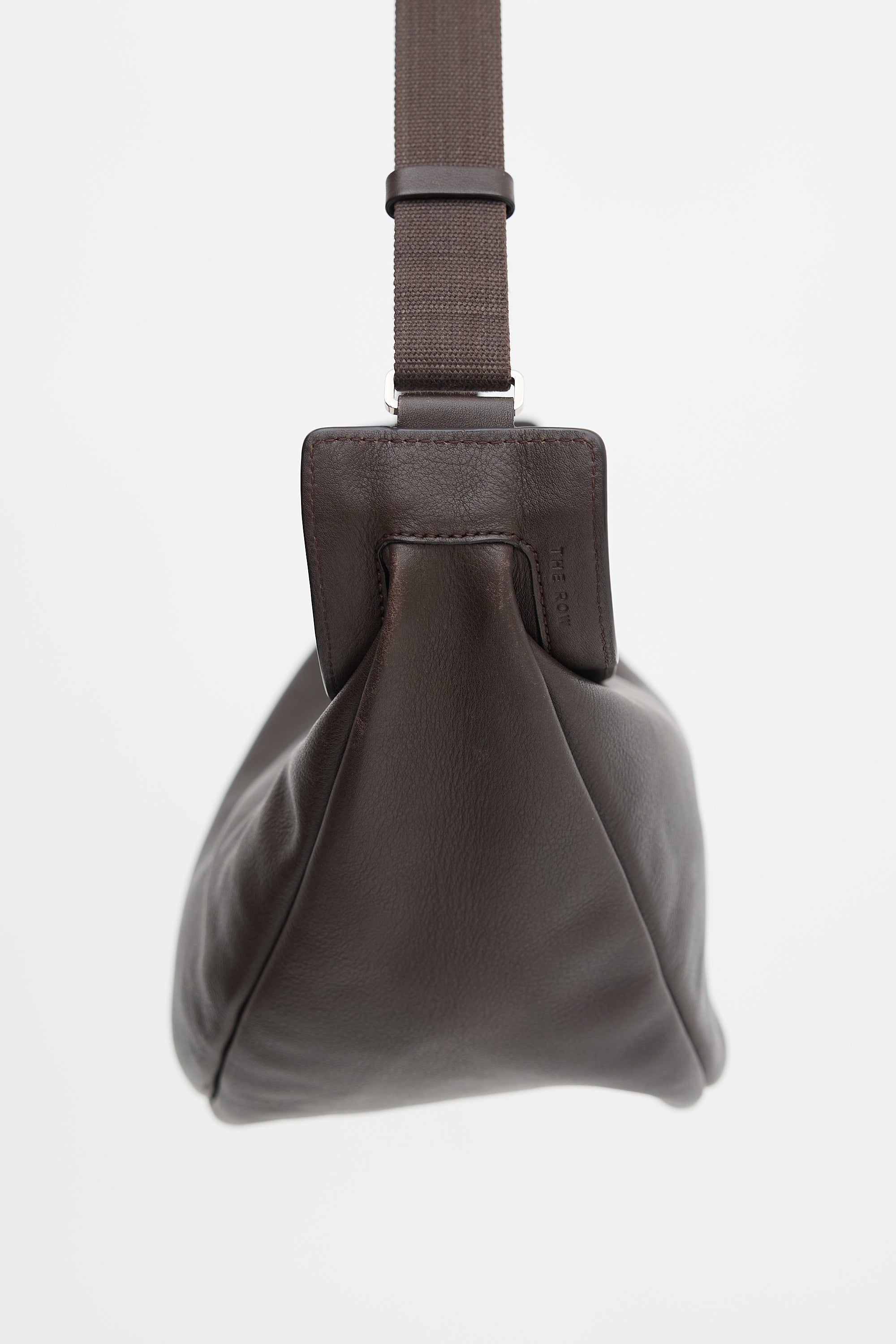 The Row Leather Slouchy Banana Bag