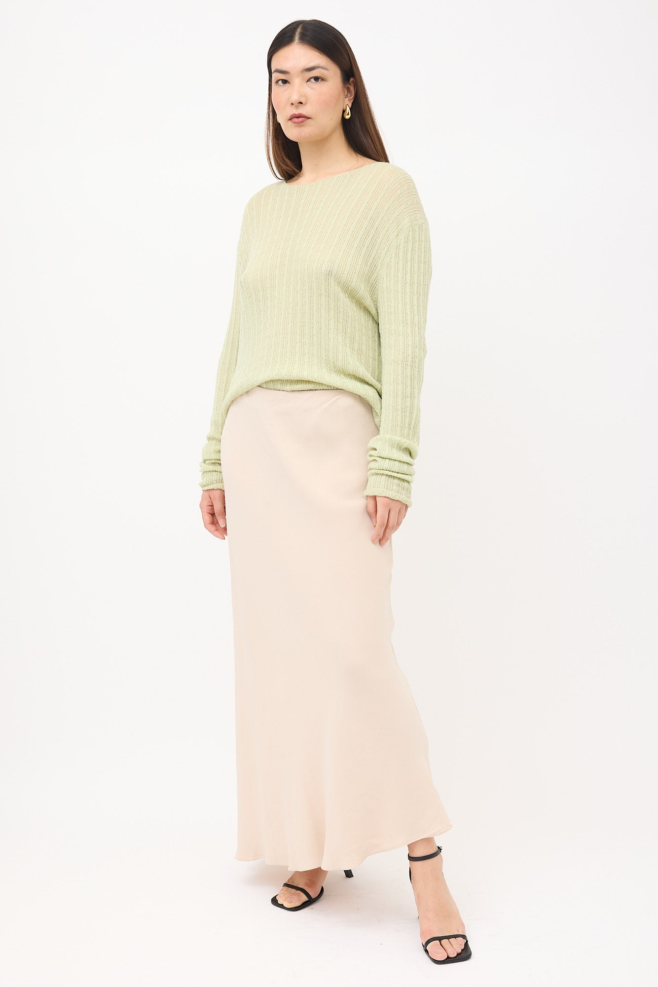 The Row Maxi Slip Skirt