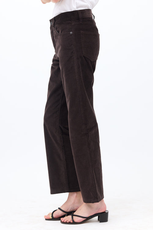 The Row Micro Corduroy Straight Leg Pant
