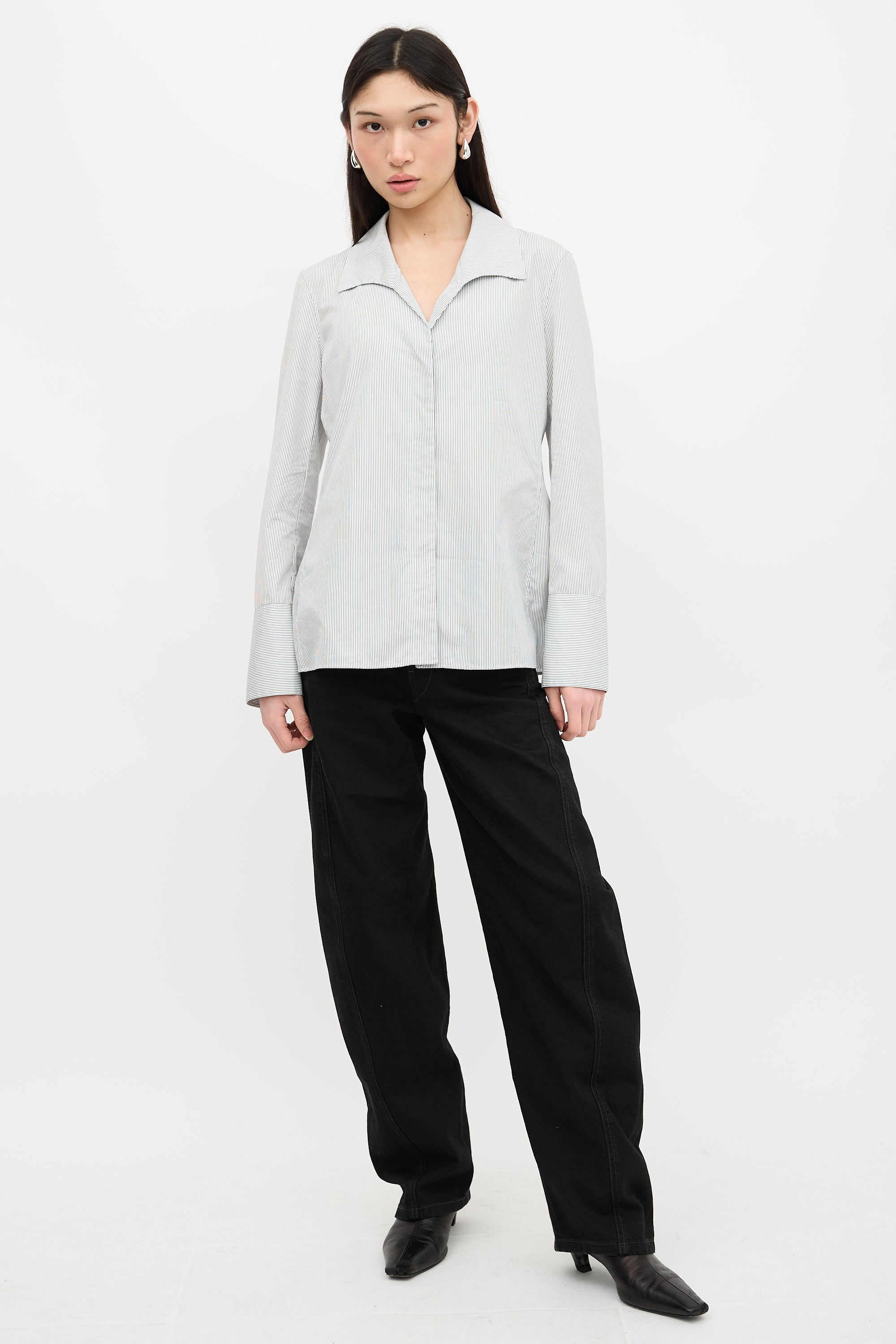 The Row Pinstripe Shirt