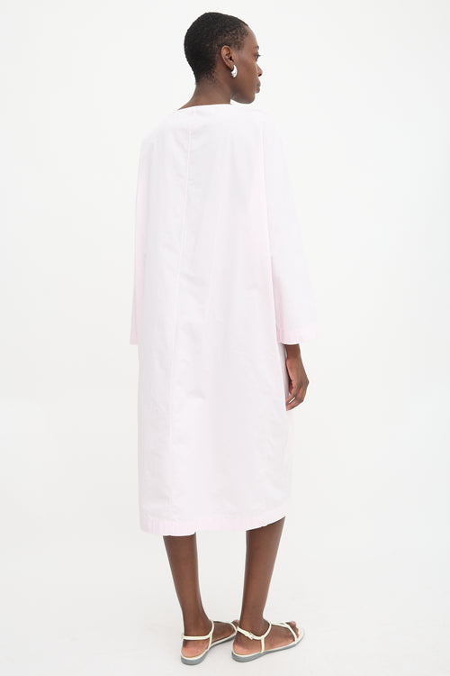 The Row Poplin Patch Pocket Dress