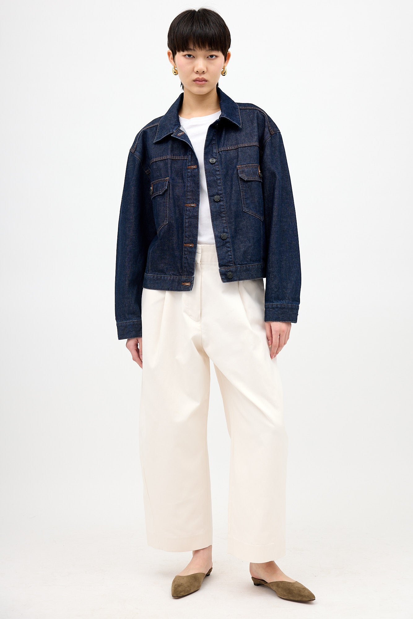 The Row Raw Denim Jacket