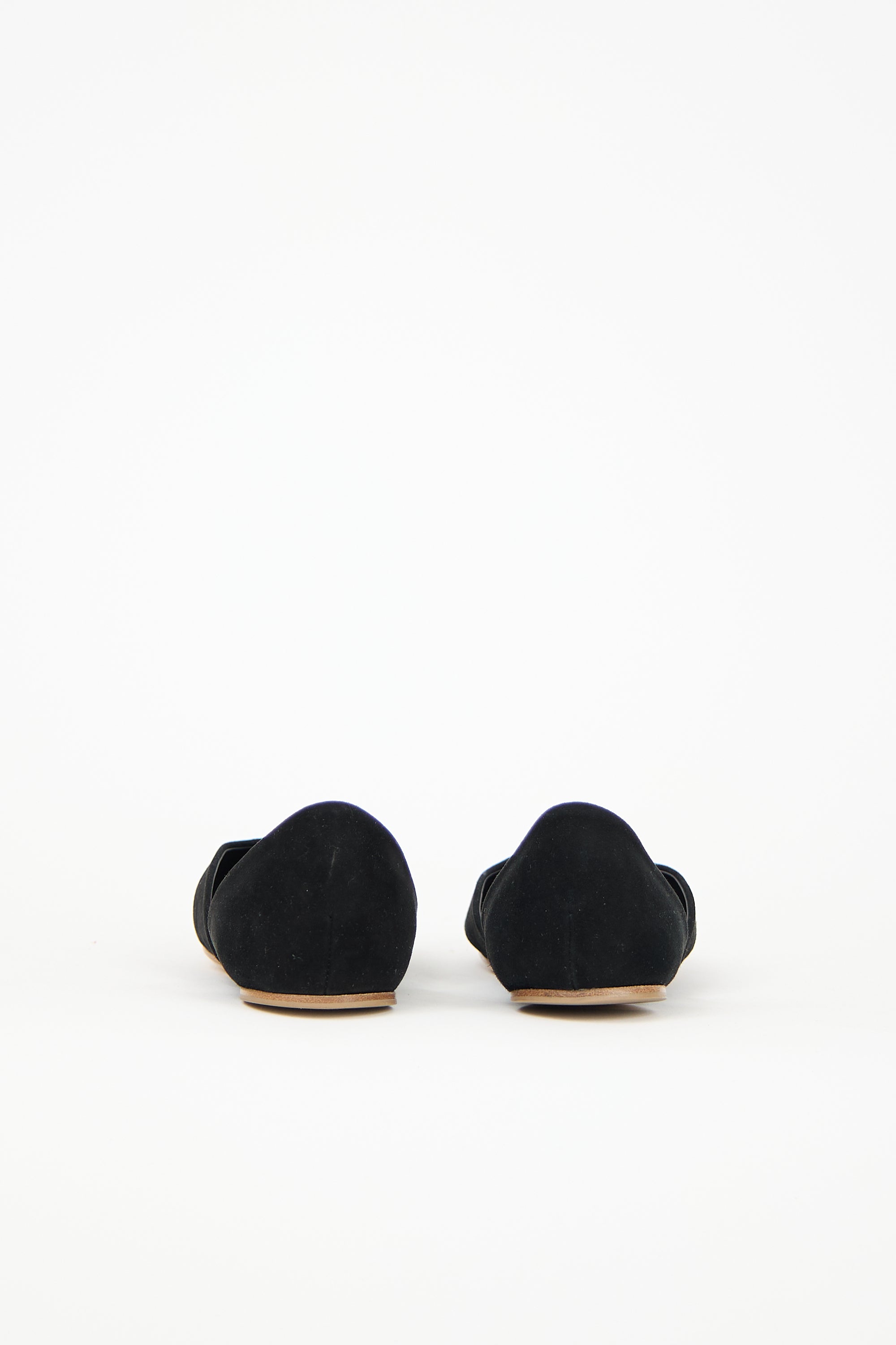 The Row Suede Gemma Ballet Flat