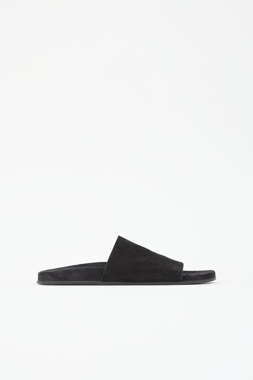 The Row Suede Hugh Slide