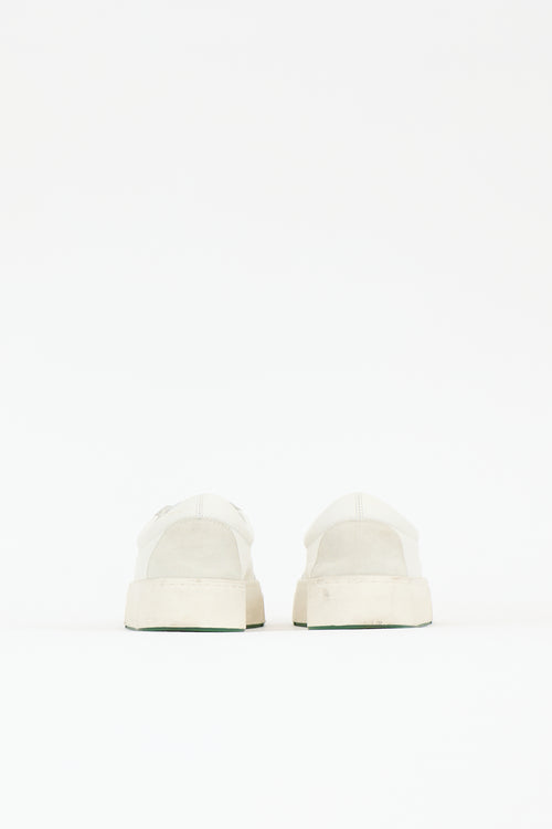 The Row Suede & Leather Marley Sneaker