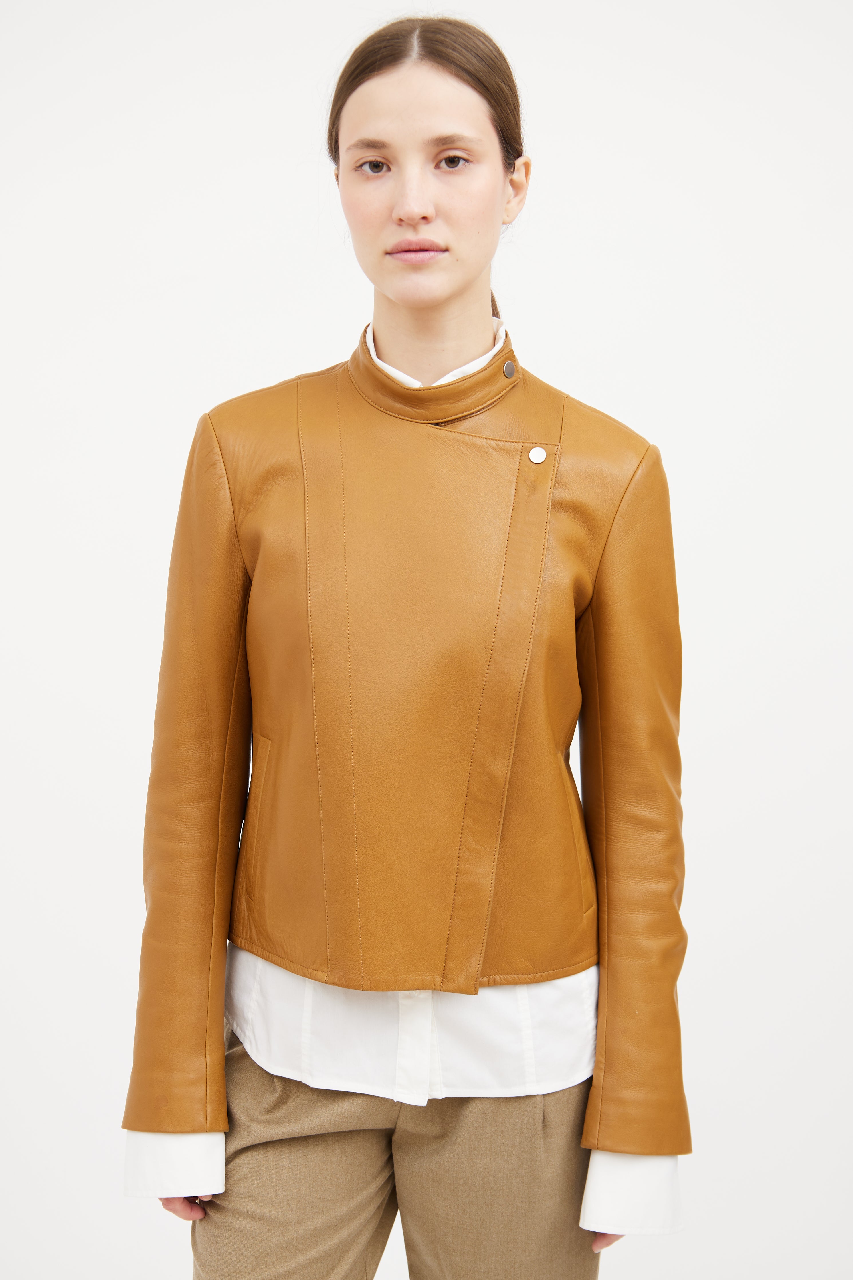 Leather Zip Jacket